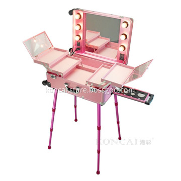 Ladies Transparent Cosmetic Case Oem Makeup Box